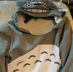 Totoro fangirl hoodie